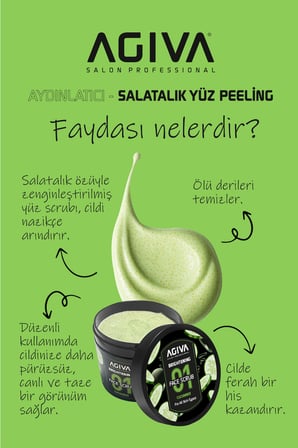 Agiva Beyazlatıcı Salatalık Özlü Yüz Peeling 300 Ml