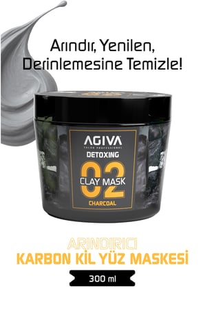 Agiva Karbon Etkili Detoks Kil Maskesi 300 Ml