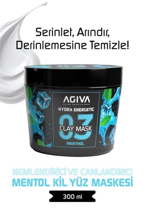 Agiva Ferahlatıcı Hydra Energetic Kil Maskesi 300 Ml