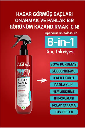 Color Guard Renk ve Isı Koruyucu Çift Fazlı Fön Suyu - 400 ml - Vegan - UV Filter