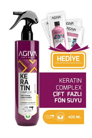 8d Hyaluron Yoğun Nemlendirici, Güçlendirici ve Isı Koruyucu Çift Fazlı Fön Suyu - 400 ml - Vegan 