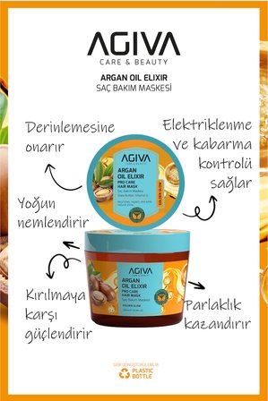 Argan Yağlı Saç Bakım Maskesi-300ML