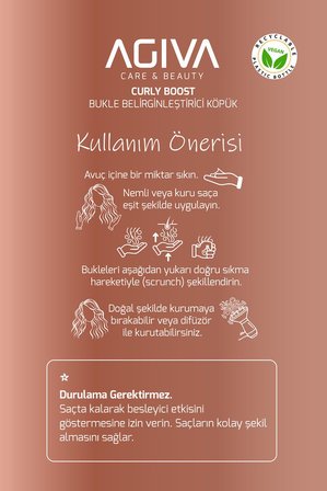 Agiva Curly Boost Bukle Belirginleştirici Köpük-150ML