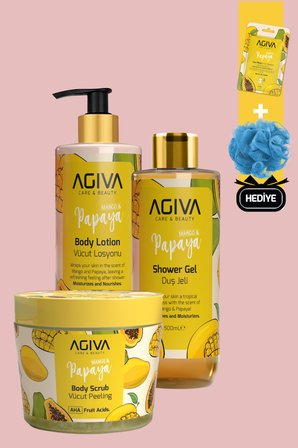 Mango&Papaya Nemlendirici Body Set