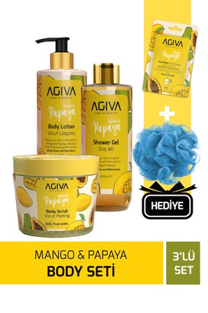 Mango&Papaya Nemlendirici Body Set