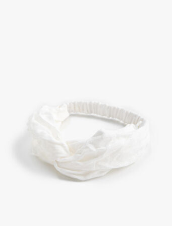 Düğümlü Bandana Lastikli