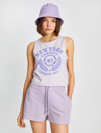 Baskılı Askılı Atlet