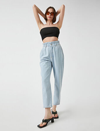 Baggy Fit Kot Pantolon - Baggy Jean