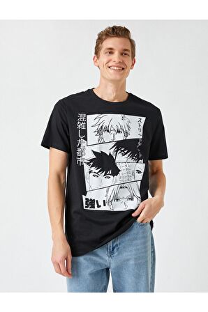 Koton Anime Baskılı Tişört