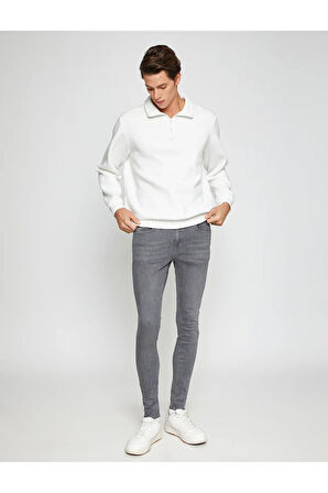 Erkek Gri Jeans 2SAM40071BD