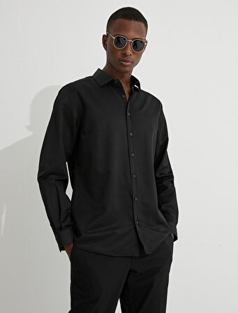 Spor Gömlek Slim Fit Non Iron