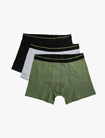 Pamuklu 3'lü Paket Basic Boxer