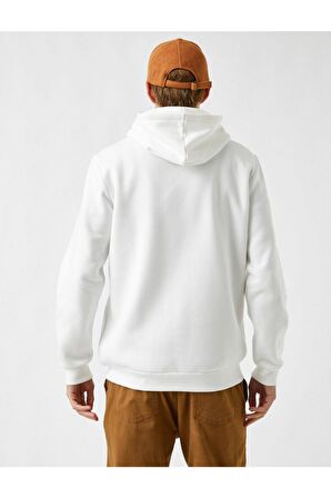 Basic Kapşonlu Sweatshirt