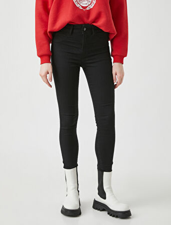 Dar Kesim Kot Pantolon - Skinny Jean