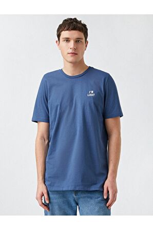 2sam10681hk Erkek T-shirt Lacivert