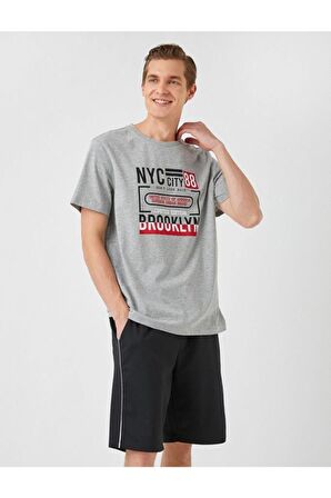 Koton Erkek NYC Baskılı Tişört  