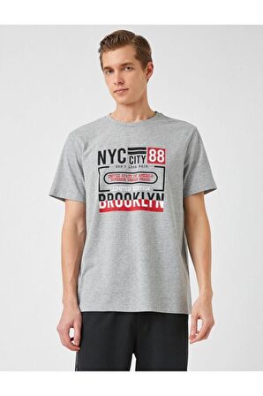 Koton Erkek NYC Baskılı Tişört  