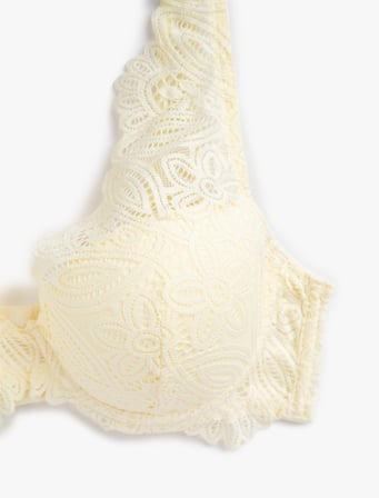 Dantelli Comfort Sütyen Dolgusuz