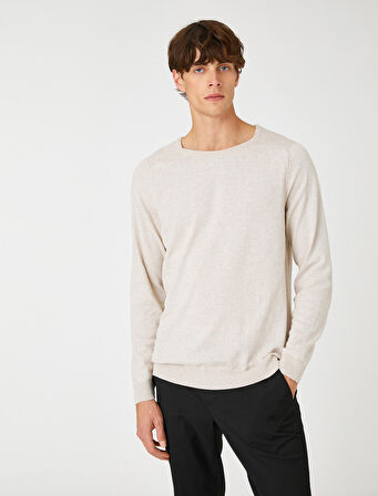 Basic Triko Kazak Bisiklet Yaka Dar Kesim