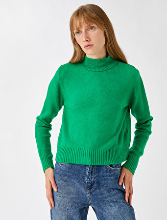 Crop Basic Triko Kazak