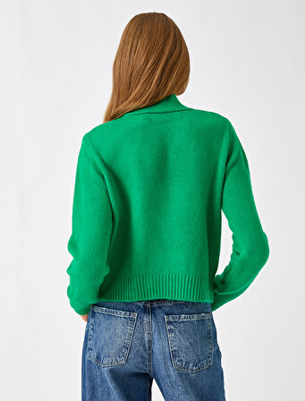 Crop Basic Triko Kazak