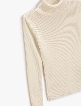 Basic Balıkçı Yaka Kazak Ribanalı