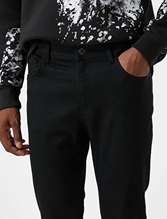 3WAM40011BD Koton Skinny Erkek Jean Pantolon SİYAH