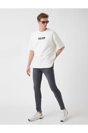 Skinny Fit Kot Pantolon Michael Jean