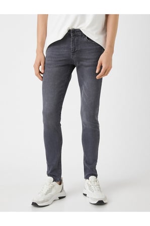 Skinny Fit Kot Pantolon Michael Jean