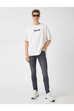 Skinny Fit Kot Pantolon Michael Jean