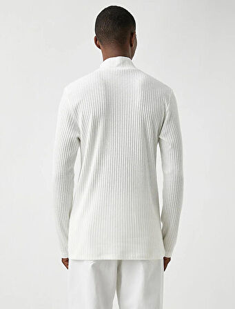 3WAM70039MK Koton Erkek Sweat EKRU