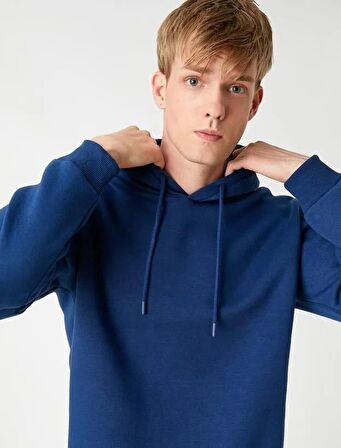 Koton Erkek Basic Kapşonlu Sweatshirt