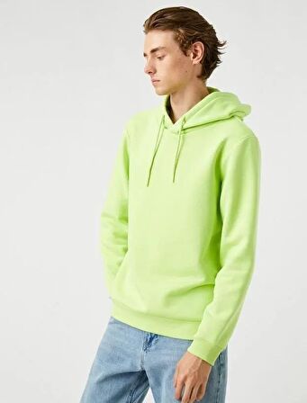 Koton Erkek Basic Kapşonlu Sweatshirt