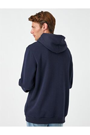 3WAM70098MK Koton Erkek Sweat LACİVERT