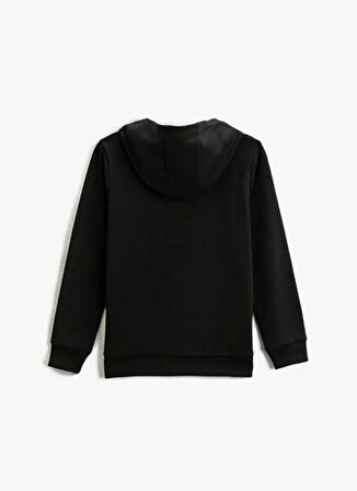 Koton Baskılı Erkek Çocuk Siyah Sweatshırt 3WKB10142TK