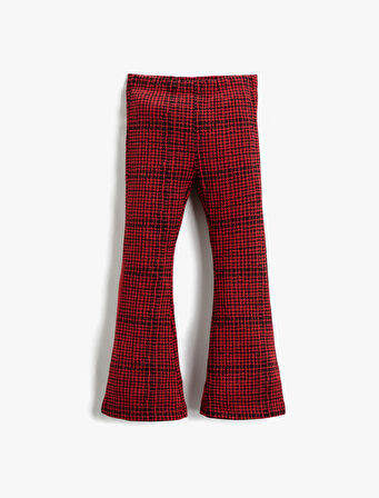 İspanyol Paça Tayt Beli Lastikli