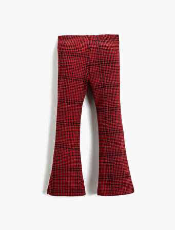 İspanyol Paça Tayt Beli Lastikli