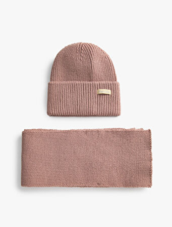 Triko Atkı Bere Seti