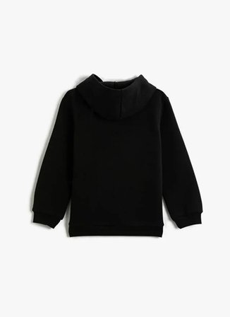 Koton Baskılı Erkek Çocuk Siyah Sweatshırt 3WKB10050TK