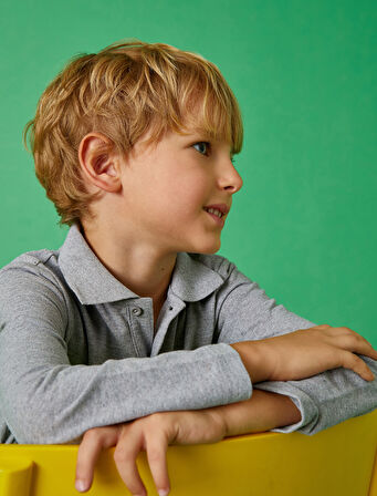 Basic Polo Yaka Okul Tişörtü