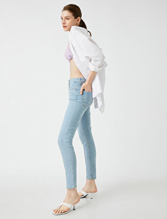 Dar Kesim Kot Pantolon - Skinny Jean
