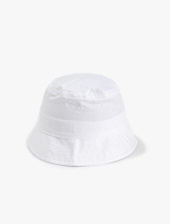 Baskılı Bucket Şapka Pamuklu Yaz Temalı