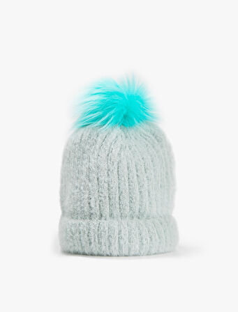 Ponpon Detaylı Bere