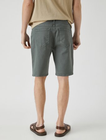 Basic Gabardin Şort