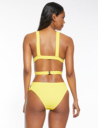 Üçgen Bikini Üstü Dokulu