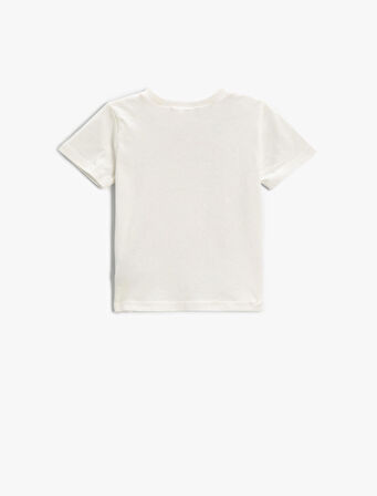 Super Pets Baskılı Tişört Lisanslı Kısa Kollu Bisiklet Yaka Pamuklu