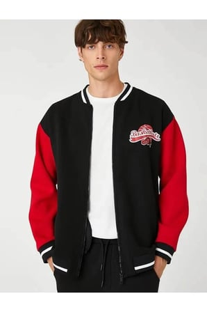 3WAM70276MK Koton Erkek Sweat SİYAH