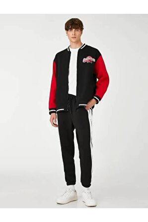3WAM70276MK Koton Erkek Sweat SİYAH