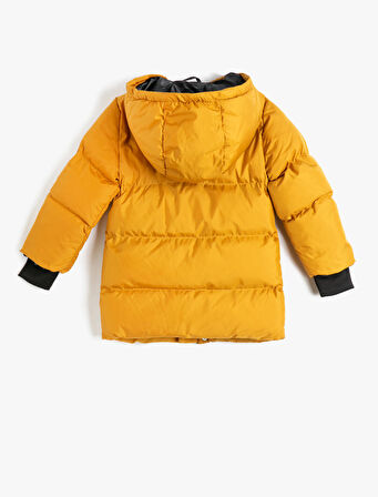 Kapüşonlu Şişme Mont Softshell