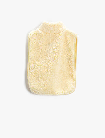 Peluş Panço Dik Yaka Yarım Fermuarlı